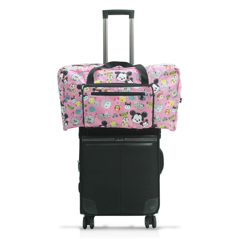 Finex Mickey Minnie Foldable Easy-to-carry Travel Bag for Plane Flight Ride Airplanes with adjustable strap - Random Color - Image 2